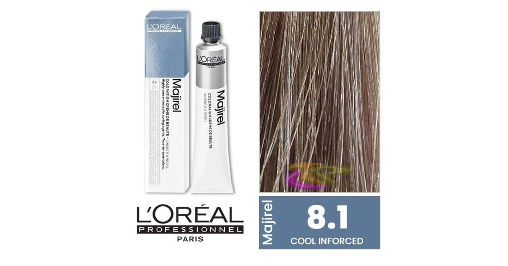 Loreal Majirel hajfesték 8.1 Cool Inforced - Loreal