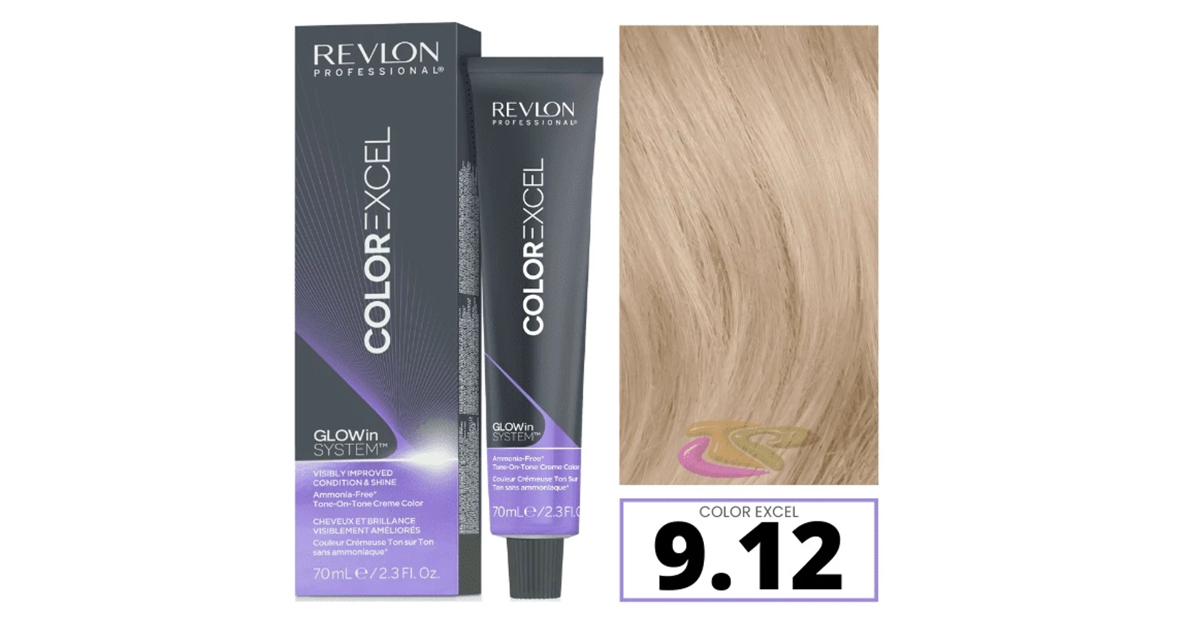Revlon Color Excel Glowin System hajszínező 9.12 - Revlon