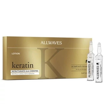 Allwaves Regeneráló keratin ampulla, 12x10 ml