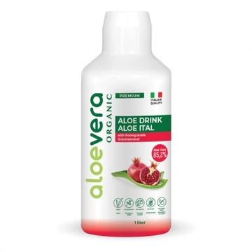 Aloe Vera Organic Prémium Ital gránátalmával, 1 l