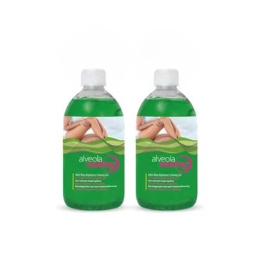 Alveola Waxing gyantázás utáni nyugtató zselé világoszöld, 2x300 ml