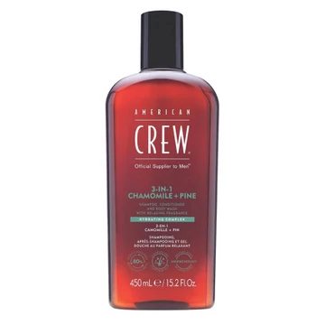American Crew 3in1 Relaxing sampon, kondicionáló, tusfürdő, 450 ml