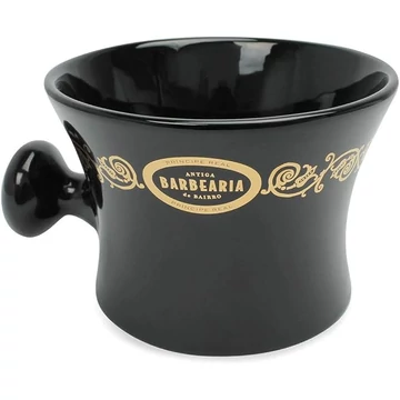 Antiga Barbearia de Bairro Black&amp;amp;Gold Shaving Bowl porcelán borotvatál