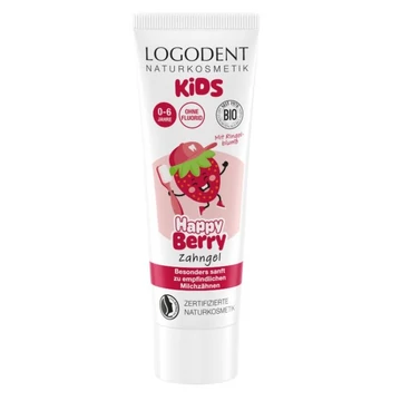 Logona „Happy berry” gyermekfogkrém, 75 ml