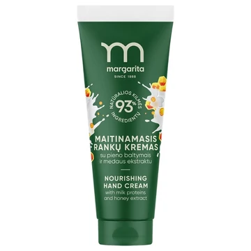 Margarita tápláló kézkrém tejfehérjével és mézkivonattal, 75 ml