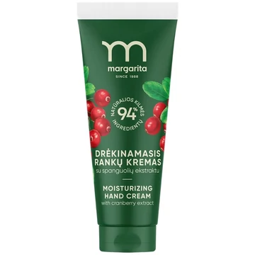 Margarita hidratáló kézkrém áfonyakivonattal, 75 ml