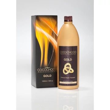 Cocochoco Gold Keratin hajegyenesítő, 1 l
