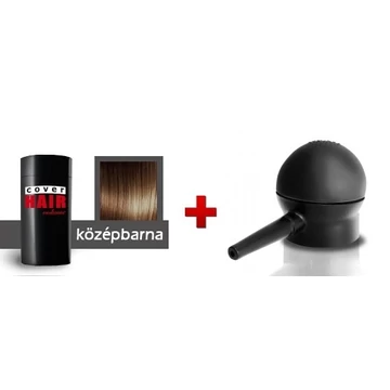 Cover Hair Volume hajdúsító, 30 g, középbarna + szórófej