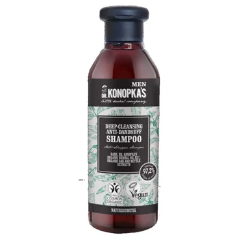 Dr Konopka&#039;s Men mélytisztító korpásodás elleni sampon, 280  ml