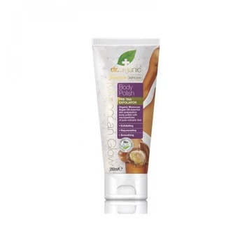 Dr Organic Moroccan Glow barnítás előtti bőrradír, 200 ml