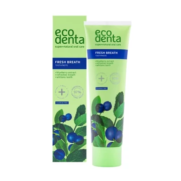 Ecodenta fogkrém a friss leheletért áfonyával és mentával, 100 ml