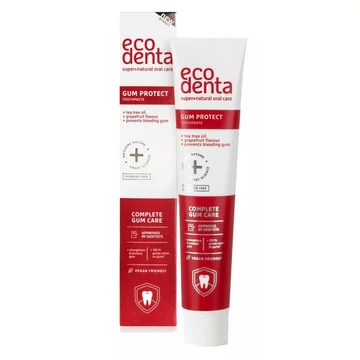 Ecodenta grapefruit ízű ínyvédő fogkrém teafaolajjal, 75 ml