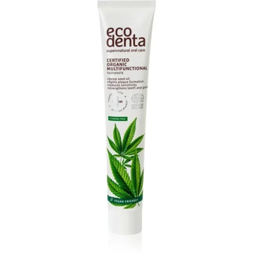 Ecodenta minősített multifunkcionális fogkrém kendermagolajjal és matcha-val, 75 ml