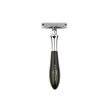Edwin Jagger Closed Comb Chatsworth Plaza borotva Ebony/Chrome