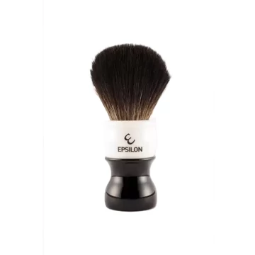 Epsilon Black Fibre Black &amp;amp; White Shaving Brush 54/26mm borotvapamacs