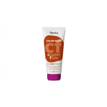 Fanola Color Mask szinező hajpakolás, Copper Flow, réz, 200 ml