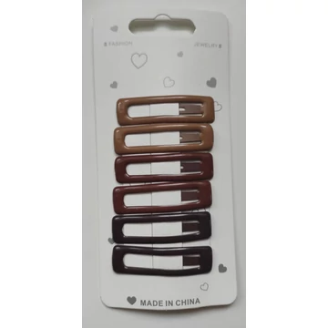 Hair Power csit-csat szett, Brown, 6 db