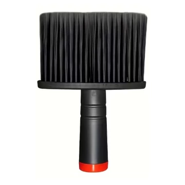 Hair Power fekete-piros ovális nyakszirtkefe