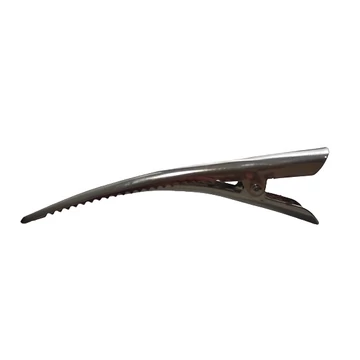Hair Power fényes ezüst hajcsipesz HP395, 8 cm