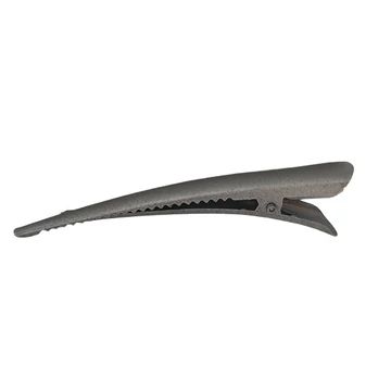 Hair Power matt ezüst hajcsipesz HP396, 8 cm