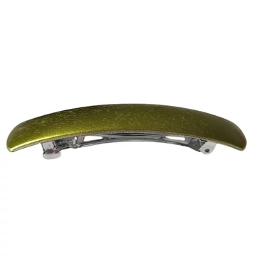 Hair Power francia csat, 9 cm, metál zöld