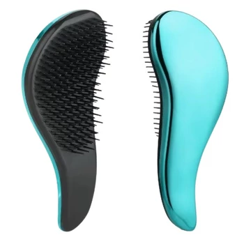 Hair Power hullámos bontókefe, türkiz metál