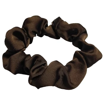 Hair Power szatén hajgumi, sötétbarna