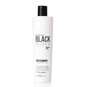 Inebrya Black Pepper Iron hajegyenesítő, hővédő sampon, 300 ml