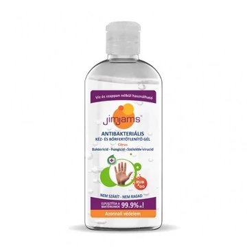 JimJams Antibakteriális kéz- és bőrfertőtlenítő gél, 100 ml