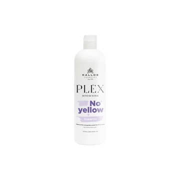 Kallos Plex Bond Builder No Yellow hamvasító sampon növényi proteinnel és peptid komplex-szel,500 ml