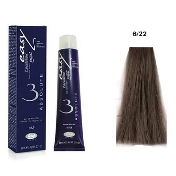 Lisap Easy Absolute ammónia rezorcin és PPD mentes hajfesték, 6/22