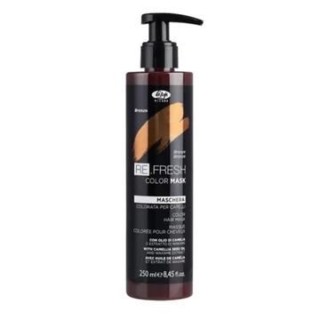 Lisap Refresh Color színező hajpakolás, Bronze, 250 ml
