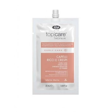 Lisap Top Care Repair Curly Care éjszakai hajpakolás göndör és száraz hajra, 25 ml
