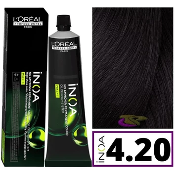 Loreal INOA ammóniamentes hajfesték 4.20