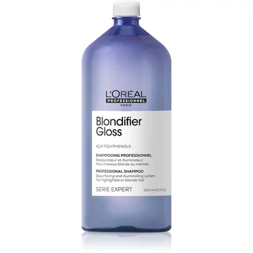 Loreal Serie Expert Blondifier Gloss élénkítő sampon szőke hajra, 1,5 l