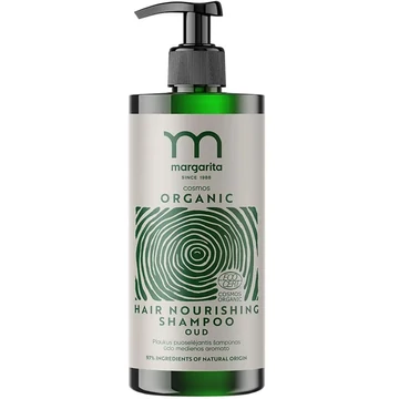 Margarita Cosmos Organic tápláló sampon oud illattal, 400 ml