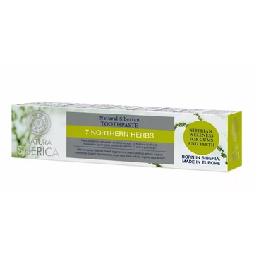 Natura Siberica 7 Northern Herbs natúr gyógynövényes fogkrém, 100g