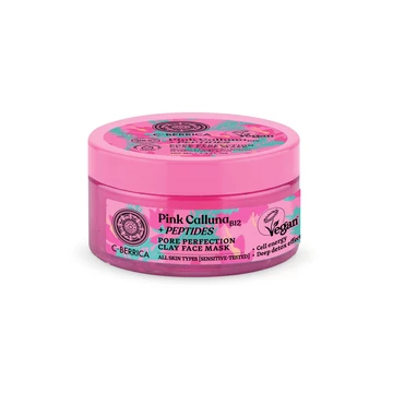 Natura Siberica C-Berrica Pink Calluna pórustisztító agyagos arcmaszk, 100 ml