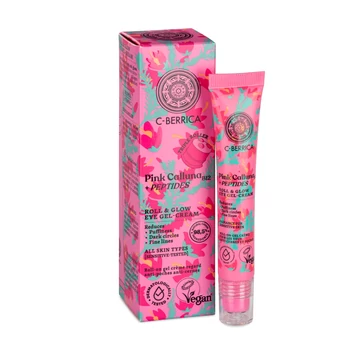 Natura Siberica C-Berrica Pink Calluna ragyogásfokozó szemkörnyékápoló roll-on gélkrém, 20 ml
