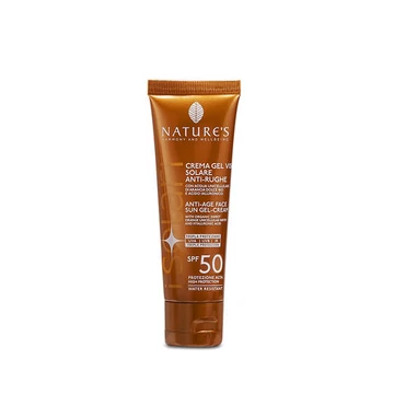 Nature&#039;s Anti-aging napvédő gélkrém arcra SPF50, 50 ml