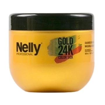 Nelly 24K hajpakolás búzacsíra olajjal festett hajra, 500 ml