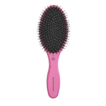 Olivia Garden Expert Care Oval Combo ovális vaddisznósörte bontókefe, pink