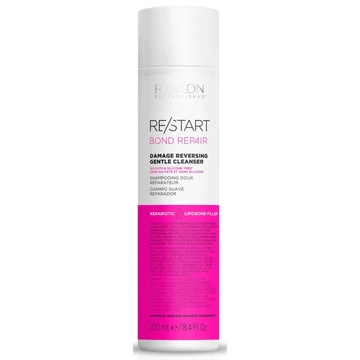 Revlon Restart Bond Repair Gentle Cleanser hajerősítő micellás sampon sérült hajra, 250 ml