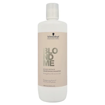 Schwarzkopf Blondme Bond Repair Nourishing intenzíven tápláló sampon szőke hajra, 1 l