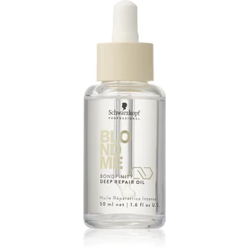 Schwarzkopf Blondme Bondfinity Deep Repair tápláló olaj szőke hajra, 50 ml