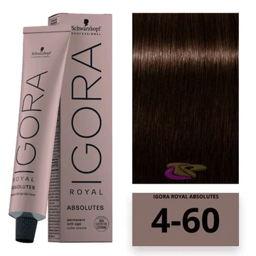 Schwarzkopf Igora Royal Absolutes hajfesték, 4-60