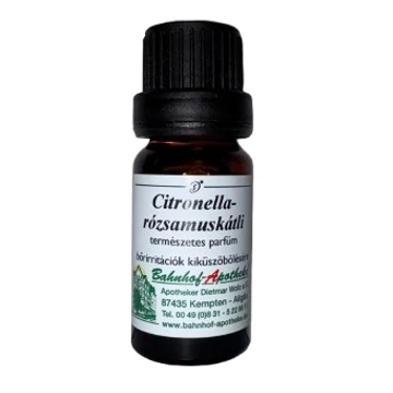 Stadelmann Citronella-rózsamuskátli természetes parfüm (rovarűző olaj), 10 ml