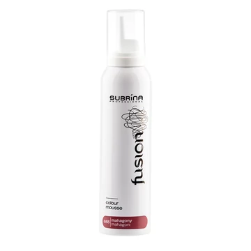 Subrina Professional Fusion hajszínező és fixáló hab 6/65 mahagóni