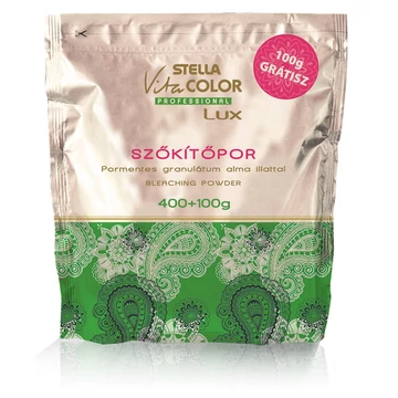 Vitacolor Lux szőkítőpor zöld alma illattal, 400+100 g