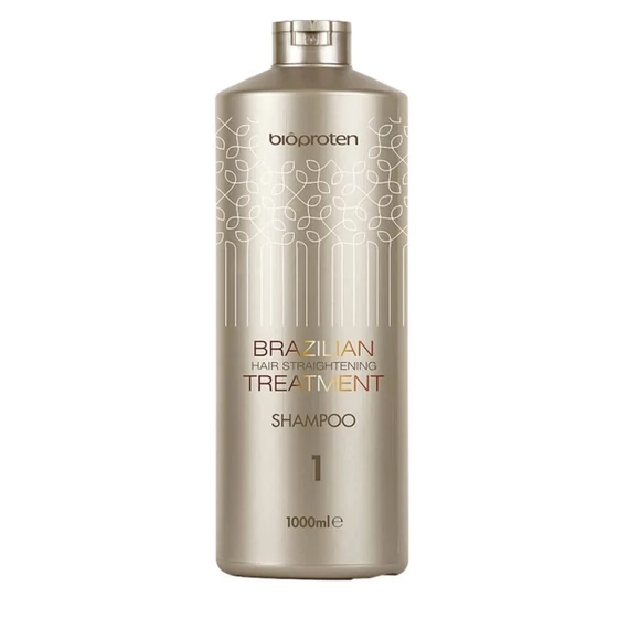Bioproten Brazilian Hair Straightening Treatment (No.1) hajegyenesítő kezelés előkészítő sampon, 1 l